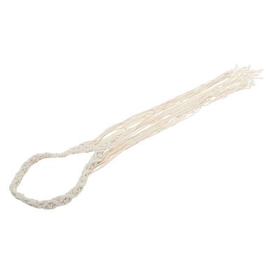 Hand-woven Long Tassel Headbands for Women 29.53" 1 Pc Beige