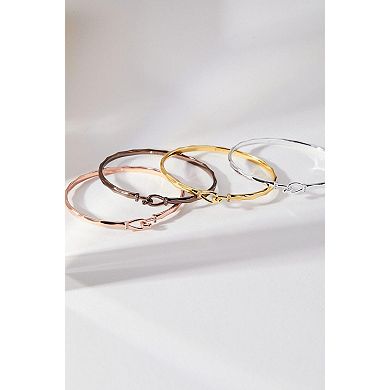 Faceted Tension Bracelet: Stylish, Comfortable, Nickel-Free