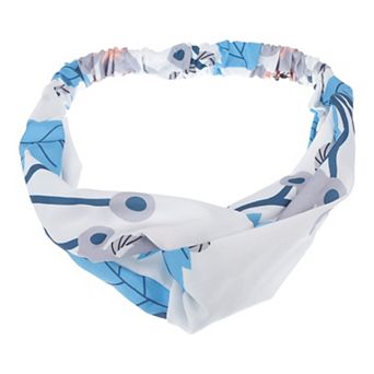 Fashion Leaf Pattern Cross Elastic Hairband 1 pc