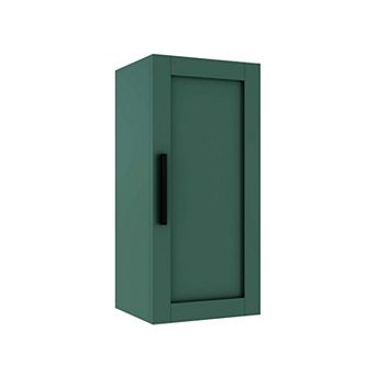 14 Wall Mounted Floating Bathroom Vanity Side Cabinet Door Shelf Suitable for JODI Green