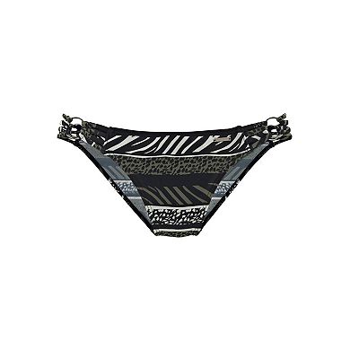 Lascana Women's Print Classic Bikini Bottom