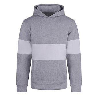 Front Row Mens Heavyweight Panelled Hoodie