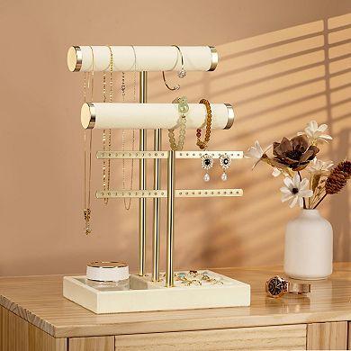 3 Tier Bracelet Holder Display Detachable T Bar Design