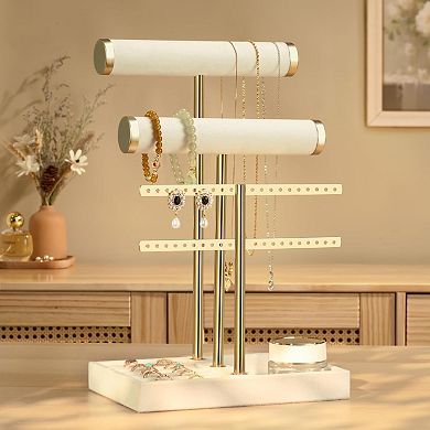 3 Tier Bracelet Holder Display Detachable T Bar Design