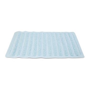 MAISON DE BASE Textured Stripe Loofah Bath Mat