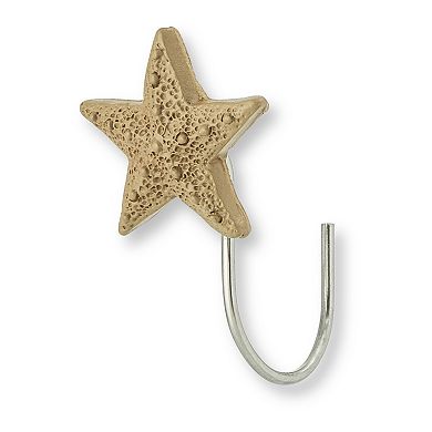 MAISON DE BASE 14-Piece Starfish Shower Curtain Set