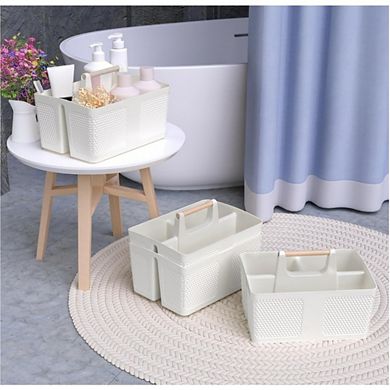 Shower Caddy Portable and Cleaning Caddy Organizer for Bathroom, Kitchen,(9.36"L×7.73"W×7.24"H)