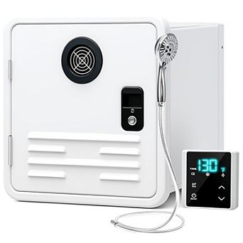 RV Tankless Water Heater Propane, Instant Hot Water, Dual Outlet, with Temper Control for Camper