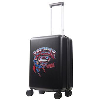 ful Superman “Man of Steel” 22.5-Inch Hardside Carry-On Spinner Luggage