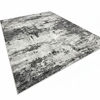 Abstract Washable Area Rug Anti-slip Non-shedding Stain-resistant Soft Modern Large Carpet
