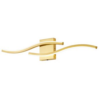 POWLIG 31.5" Modern LED Wall Sconce - Dimmable, 5 Color Temperature for Hallway, Bedroom Living Room