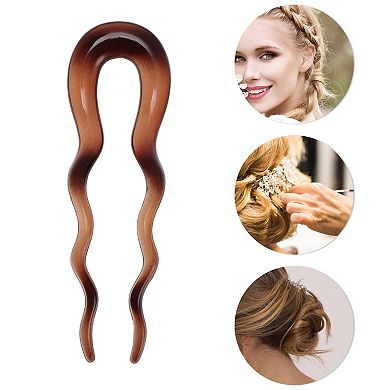 U-shaped Curved Hair Pin for Women 1 Pc