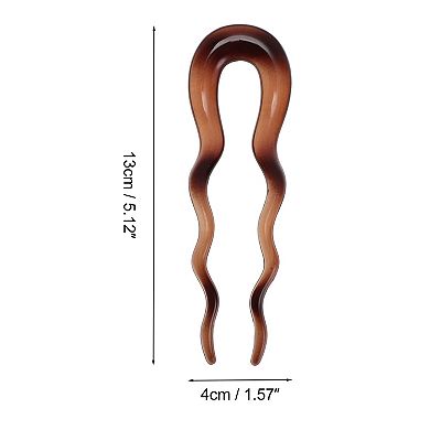 U-shaped Curved Hair Pin for Women 1 Pc