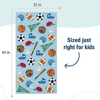 Game On 100% Cotton Beach Towel