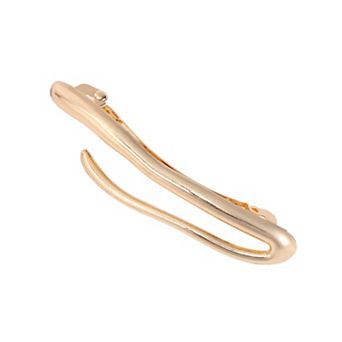 Elegant Irregular Hair Clips for Home Gold Tone 1 pc