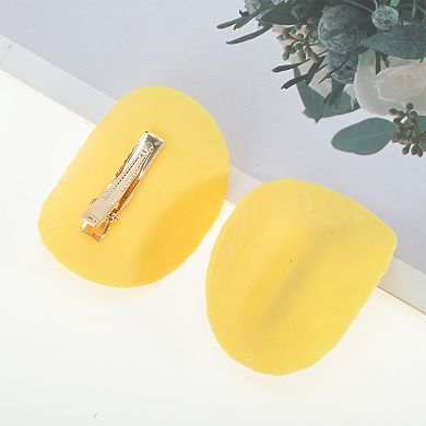 French Fries Hair Clip Yellow 2 Pcs