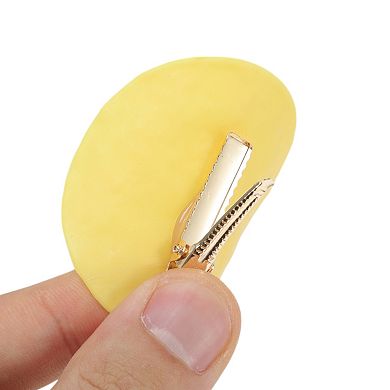 French Fries Hair Clip Yellow 2 Pcs