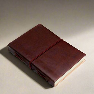 Rustic Dark Brown Leather Journal
