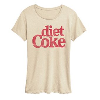Women's Diet Coke Logo Distressed Graphic Tee