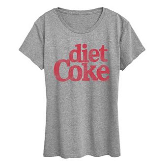 Women's Diet Coke Logo Distressed Graphic Tee