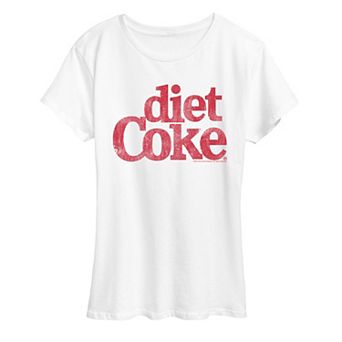 Women's Diet Coke Logo Distressed Graphic Tee
