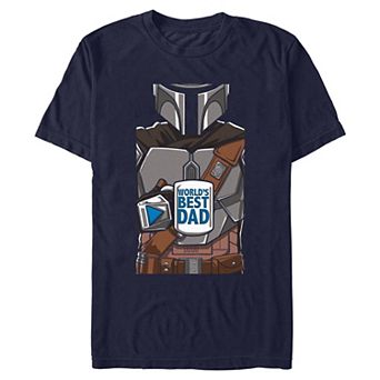 Men's Star Wars The Mandalorian World's Best Dad Graphic Tee