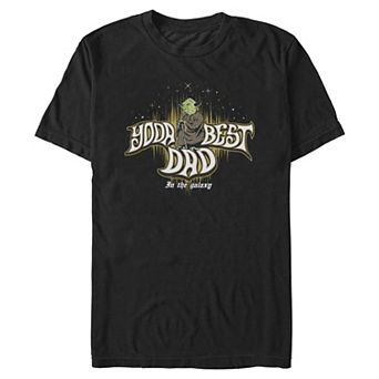 Men's Star Wars Yoda Best Dad Graphic Tee