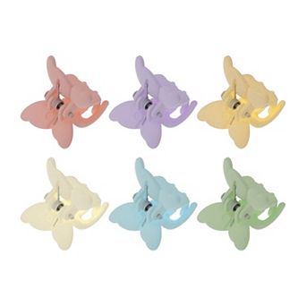 Exquisite Butterfly Small Clip for Girls 6 pc