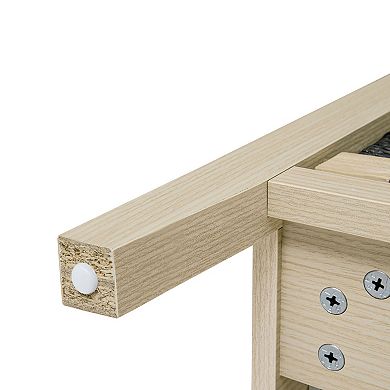 3 Drawer Buffet Sideboard with Adjustable Shelves, Storage Cabinet for Living Room Kitchen Entryway