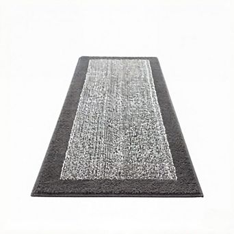 Long Bathroom Runner Rug ,Non Slip Washable Large Bath Rugs, Soft Absorbent Quick Dry Bath Mats