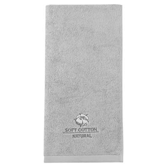 Ultra Soft Cotton Hand Towel with Cute Embroidery, 13" x 29" Absorbent Towel for Bathroom
