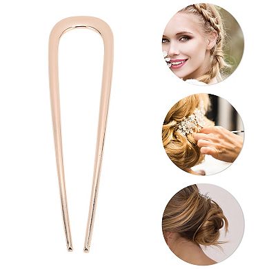 U-shaped 5.51"x1.38" Hair Pin for Women 1 Pc
