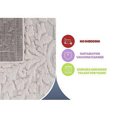 Trellis High-Low Area Rug - 7.9x10