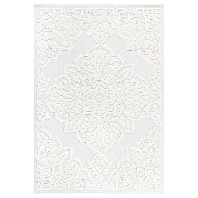 Trellis High-Low Area Rug - 7.9x10