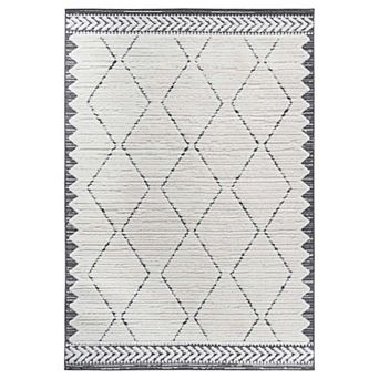 Trellis High-Low Area Rug - 7.9x10