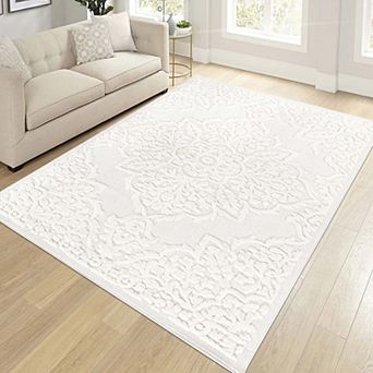 Trellis High-Low Area Rug - 7.9x10