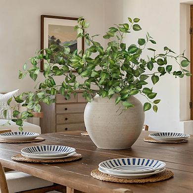 Great Ambitions 5-Pack 32.7" Artificial Eucalyptus Stems, Green Faux Greenery