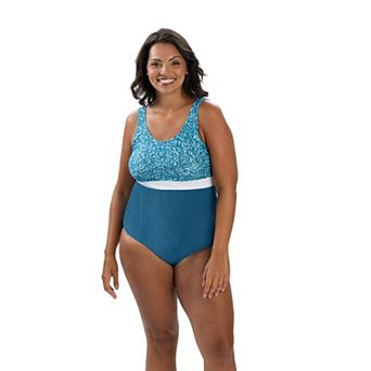 Women's Little Dolfin Aquashape Zen Moderate Scoop Back One-Piece Swimsuit