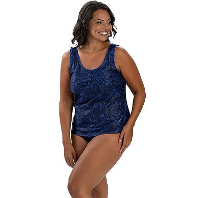 Women's Dolfin Aquashape Namaste Scoop Neck Tankini Swim Top