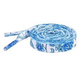 Women's Floral Printed Flat Shoelaces Sneakers Shoelaces 1 Pair 55.1"