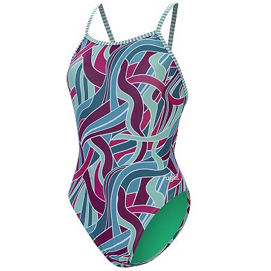 Women's Little Dolfin Uglies Tangle Diver Back One-Piece Swimsuit
