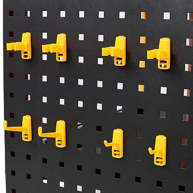 3 Tier Rolling Auto Detail Cart with Wheels Heavy Duty Storage Organizer for Garage Workshop