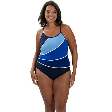 Women's Dolfin Aquashape Moderate Criss-Cross One-Piece Swimsuit