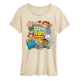 Women's Disney / Pixar's Toy Story 5 Characters Collage Graphic Tee