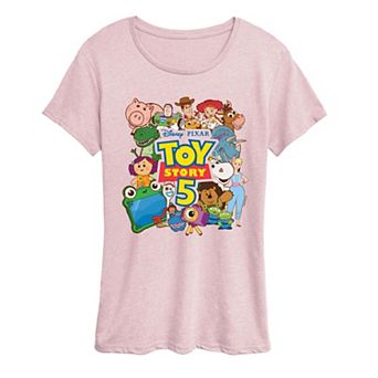 Women's Disney / Pixar's Toy Story 5 Characters Collage Graphic Tee