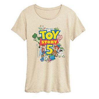 Women's Disney / Pixar's Toy Story 5 Logo & Characters Graphic Tee