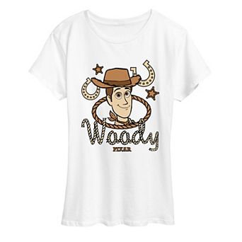 Women's Disney / Pixar's Toy Story 5 Woody Cowboy Western Icon Graphic Tee