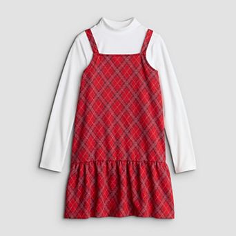 Girls 6-20 SO® 2 pc Mock Neck Knit Top & Dress Set in Regular & Plus Size