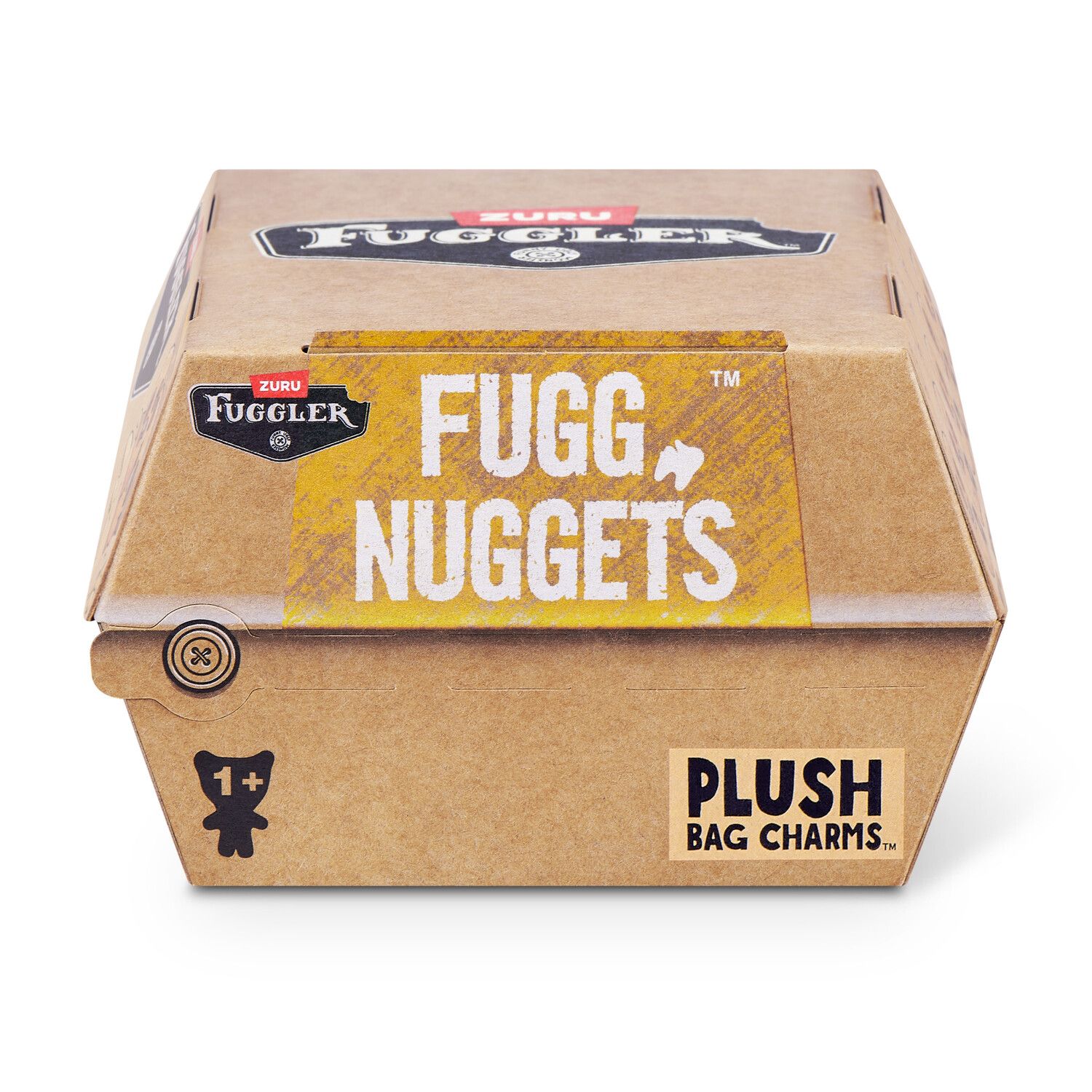 Детские мягкие игрушки Fuggler Fugg Nuggets 3.5-inch Plush Keyring - Styles May Vary