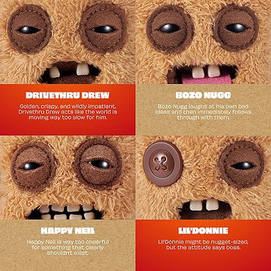 Fuggler Fugg Nuggets 3.5-inch Plush Keyring - Styles May Vary
